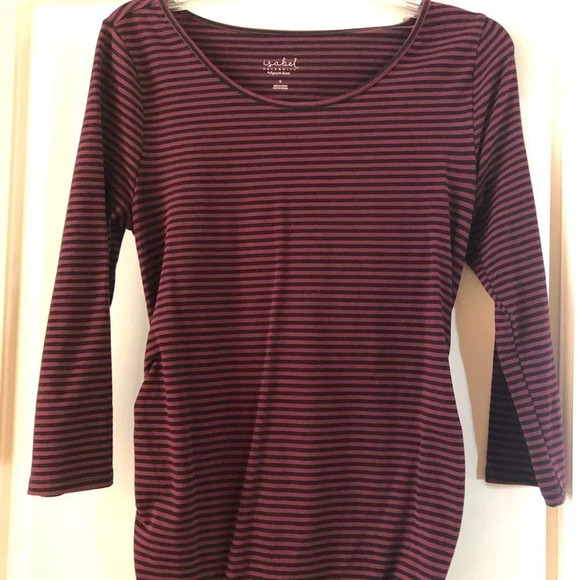 Maternity striped midi, Sz small - Picture 2 of 5